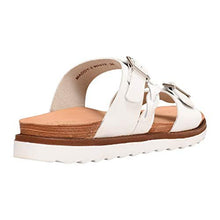Load image into Gallery viewer, Maddy Leather Platform Slides Sandals