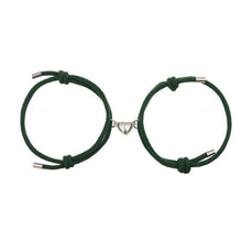 Load image into Gallery viewer, Magnet Attracts Couple Bracelet Heart Charm Jewelry Hand Woven Rope Handmade Bracelets With Mutual Attraction Magnetic Bells Friendship Rope Jewelry Bracelets