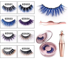 Load image into Gallery viewer, Glamour Lash Co. Magnetic False Eyelashes Set – Effortless Glam for Stunning Eyes