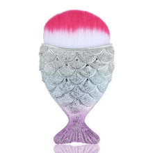 Load image into Gallery viewer, Makeup Brushes Kit Natural Tool Pencil Cosmetics Foundation Artist Mermaid Highlighter Face Set Of Bronzer Eyeshadow Lip