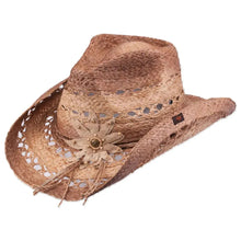 Load image into Gallery viewer, Peter Grimm Mallorie - Straw Cowgirl Hat