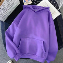 Load image into Gallery viewer, Man Sweatshirt With A Hood Hoodies Ladies Long Sleeve Casual Warm Hoodie Pullover Clothes Unisex Solid Color Print Hoodie Casual Long Sleeve Pullover Hoodie