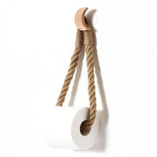 Load image into Gallery viewer, Many Styles Kitchen Roll Napkin Holders Towel Dispenser Accessory Hanging Rope Wooden Toilet Paper Holder For Bathroom Decor Home Toilet Roll Holder Creative Wood Roll Holder Country House Toilet Paper Holder Toilet Bathroom