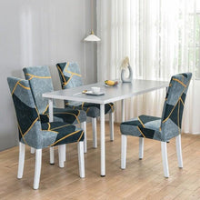 Load image into Gallery viewer, Marble Printed Stretch Chair Cover For Dining Room Office Banquet Chair Protector Elastic Material Armchair Cover Chair Cover Chair Slipcover Marble Background Texture Parson Chair