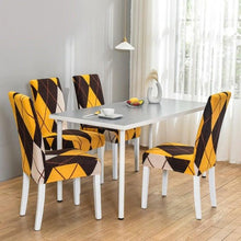 Load image into Gallery viewer, Marble Printed Stretch Chair Cover For Dining Room Office Banquet Chair Protector Elastic Material Armchair Cover Chair Cover Chair Slipcover Marble Background Texture Parson Chair
