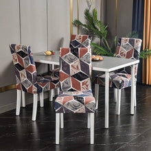 Load image into Gallery viewer, Marble Printed Stretch Chair Cover For Dining Room Office Banquet Chair Protector Elastic Material Armchair Cover Chair Cover Chair Slipcover Marble Background Texture Parson Chair