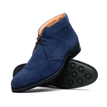 Load image into Gallery viewer, 46-592-NVY MARCO Suede Calfskin Chukka Boot, Navy