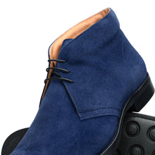 Load image into Gallery viewer, 46-592-NVY MARCO Suede Calfskin Chukka Boot, Navy
