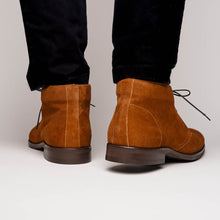 Load image into Gallery viewer, 46-592-TOB MARCO Suede Calfskin Chukka Boot, Tobacco
