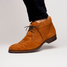 Load image into Gallery viewer, 46-592-TOB MARCO Suede Calfskin Chukka Boot, Tobacco