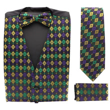 Load image into Gallery viewer, Vittorio Farina Mardi Gras FULL Vest Set