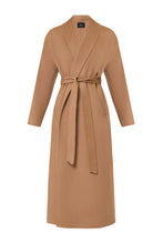 Load image into Gallery viewer, Marley Double Face Cashmere Wool Classic Overcoat in Camel
