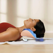 Load image into Gallery viewer, Massage Pillow Support Cervical Pillow Pain Device For Cervical Relax Align Travel Rest Relief Spine Neck Traction Pain Relief and Cervical Spine Alignment Neck and Shoulder Relaxer Cervical Traction Device Neck Stretcher Cervical Spine Alignment
