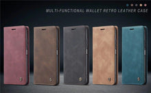 Load image into Gallery viewer, Matte Leather Case for Xiaomi Mi 9T CC9 10T 11T 12T Pro Lite 5G Redmi Note 8 9s 10 11 11S Pro Wallet Flip Cover Poco F3 M3 Pro Women with Card Holder Kickstand Magnetic Leather Flip Case