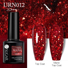 Load image into Gallery viewer, Matte Pink Blue Gel Nail Polish Semi Permanent LED Nail Art Design Elegant Warm Colors For Womens