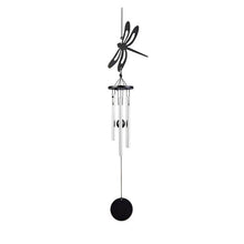 Load image into Gallery viewer, Memorial Butterfly Wind Chimes Angel Wings Flying Bird Wind Chimes Garden Art Wings Wind Chime Patio Hummingbird Wind Chime Garden Hanging Decoration Outdoor Large Chimes For Patio Porch Yard Black