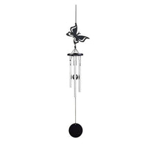 Load image into Gallery viewer, Memorial Butterfly Wind Chimes Angel Wings Flying Bird Wind Chimes Garden Art Wings Wind Chime Patio Hummingbird Wind Chime Garden Hanging Decoration Outdoor Large Chimes For Patio Porch Yard Black