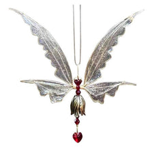 Load image into Gallery viewer, Memorial Butterfly Wind Chimes Angel Wings Flying Bird Wind Chimes Garden Art Wings Wind Chime Patio Hummingbird Wind Chime Garden Hanging Decoration Outdoor Large Chimes For Patio Porch Yard Black