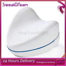 Load image into Gallery viewer, Memory Cotton Leg Pillow Sleeping Orthopedic Sciatica Back Hip Body Joint Pain Relief Thigh Leg Pad Cushion Home Memory Foam New Memory Cotton Leg Pillow Sleeping Orthopedic Sciatica Back Hip Body Joint Pain Relief Thigh Orthopedic Knee Pillow