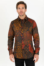 Load image into Gallery viewer, Satin Cotton/Spandex Long Sleeve Shirt - Black