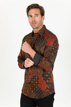 Load image into Gallery viewer, Satin Cotton/Spandex Long Sleeve Shirt - Black