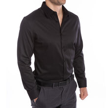 Load image into Gallery viewer, goTIELESS Ultimate Dress Shirt (Black)