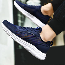 Load image into Gallery viewer, Men Casual Black Sneakers Fashion Light Breathable Summer Outdoor Beach Mesh Gym Running Sneakers Men Breathable Mesh Ultra Comfortable Athletic Fashion Jogging Sneaker