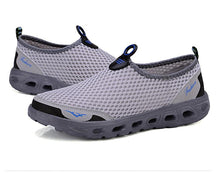 Load image into Gallery viewer, Men Casual Shoes Sneakers Light Breathable Summer Walking Beach Mesh Shoes Comfortable Mesh Work Shoes Athletic Slip On Walking Shoes For Men