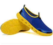 Load image into Gallery viewer, Men Casual Shoes Sneakers Light Breathable Summer Walking Beach Mesh Shoes Comfortable Mesh Work Shoes Athletic Slip On Walking Shoes For Men