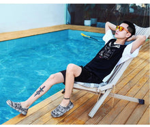 Load image into Gallery viewer, Men Causal Summer Sandals Garden Clogs Soft Memory Hospital Shoes Men Slip On Beach Water Sandals Anti-Skid Water Shoes Summer Garden Camouflage Men Walking Clogs