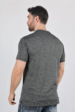 Load image into Gallery viewer, Mens Modern Fit Stretch Henley T-Shirt with Logo