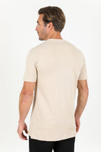 Load image into Gallery viewer, Classic Cotton Knit Beige T-Shirt