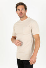 Load image into Gallery viewer, Classic Cotton Knit Beige T-Shirt
