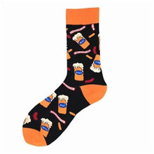Load image into Gallery viewer, Men Cotton Socks Gradient Color Summer Style Long Wedding Sock Men Knee High Business Socks Man Socks Men's Ladies Novelty Bright Colorful Patterned Cotton Socks