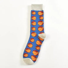 Load image into Gallery viewer, Men Cotton Socks Gradient Color Summer Style Long Wedding Sock Men Knee High Business Socks Man Socks Men's Ladies Novelty Bright Colorful Patterned Cotton Socks
