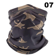 Load image into Gallery viewer, Men Cycling Magic Face Scarf Bandana Half Mask Neck Hiking Sports Ice Silk Sun Protection Fishing Bicycle Bike Headband Military Camo Face Shield Cycling Bandana Fishing Buffet Sport Headband Scarf Military Shamash Tactical Desert Keffiyeh