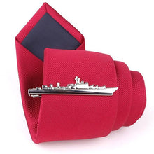 Load image into Gallery viewer, Men Elegant Tie Clips Clasp Men's Tie Clip Tie Bar Wedding Party Pin Jewelry Clip Men's Gift Dolphin Airplane Shaped Tie Bar Wedding Party Jewelry Tie Clip