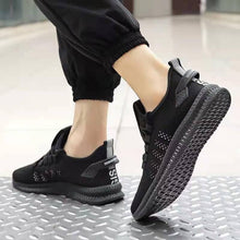 Load image into Gallery viewer, Men Fashion Sneakers Breathable Casual Shoes Orange Sole Mesh Lightweight Trainers Walking Running Tennis Gym Shoes For Mens Non Slip Sport Sneakers