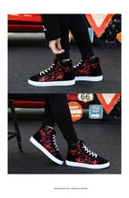 Load image into Gallery viewer, Men Fashion Sneakers Canvas Breathable Cool Street Sneakers Black Blue Red Men's Causal Shoes Comfortable Light Casual High Quality New Fashion Walking Sneakers