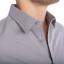 Load image into Gallery viewer, goTIELESS Ultimate Dress Shirt (Light Grey)