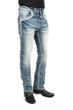 Load image into Gallery viewer, Holt Men's Medium Wash Slim Boot Cut Jeans