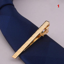 Load image into Gallery viewer, Men Metal Alloy Tie Clip Clamp Necktie Bar Clasp Tie Bar Clip Men's Tie Bar Necktie Bar Men's Tie Accessories Men’s Tie Clips Classic Gift Wedding Bridegroom Business Fashion Formal Gifts
