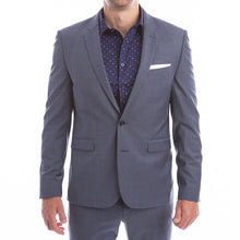 Load image into Gallery viewer, goTIELESS Ultimate Dress Shirt (Navy Polk-a-Dot)