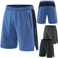 Load image into Gallery viewer, Men Run Shorts Patchwork Training Shorts Pockets Gym Sports Quick Dry Short Casual New Summer Fitness Shorts Men's Swim Trunks Casual Breathable Fitness Shorts High Elastic Waist Pants