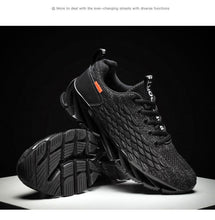 Load image into Gallery viewer, Men's Breathable Mesh Lace Running Shoes Outdoor Fitness Training Sports Shoes Non-slip Wear-resistant Casual Couple Sport Running Athletic Non Slip Fashion Sneakers