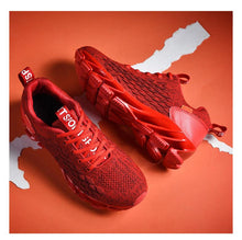 Load image into Gallery viewer, Men's Breathable Mesh Lace Running Shoes Outdoor Fitness Training Sports Shoes Non-slip Wear-resistant Casual Couple Sport Running Athletic Non Slip Fashion Sneakers