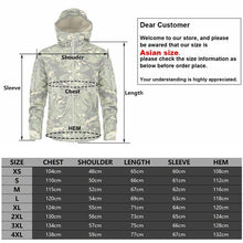 Load image into Gallery viewer, Men's Camouflage Tactical Jacket Green Camouflage Water Resistant Jacket Waterproof Windbreaker Hooded Jackets Ski Jacket Warm Winter Coats Men Soft Winter Hooded Coat Hiking Clothes