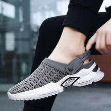 Load image into Gallery viewer, Men's Casual Shoes Rubber Flip Flops Slippers Home Beach Sandals Man Shoes Tennis Fitness Fashion Summer Clogs Sandals Shoes Breathable Beach Walking Slippers Shoes