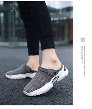 Load image into Gallery viewer, Men's Casual Shoes Rubber Flip Flops Slippers Home Beach Sandals Man Shoes Tennis Fitness Fashion Summer Clogs Sandals Shoes Breathable Beach Walking Slippers Shoes