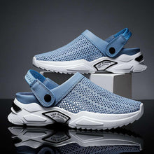 Load image into Gallery viewer, Men's Casual Shoes Rubber Flip Flops Slippers Home Beach Sandals Man Shoes Tennis Fitness Fashion Summer Clogs Sandals Shoes Breathable Beach Walking Slippers Shoes